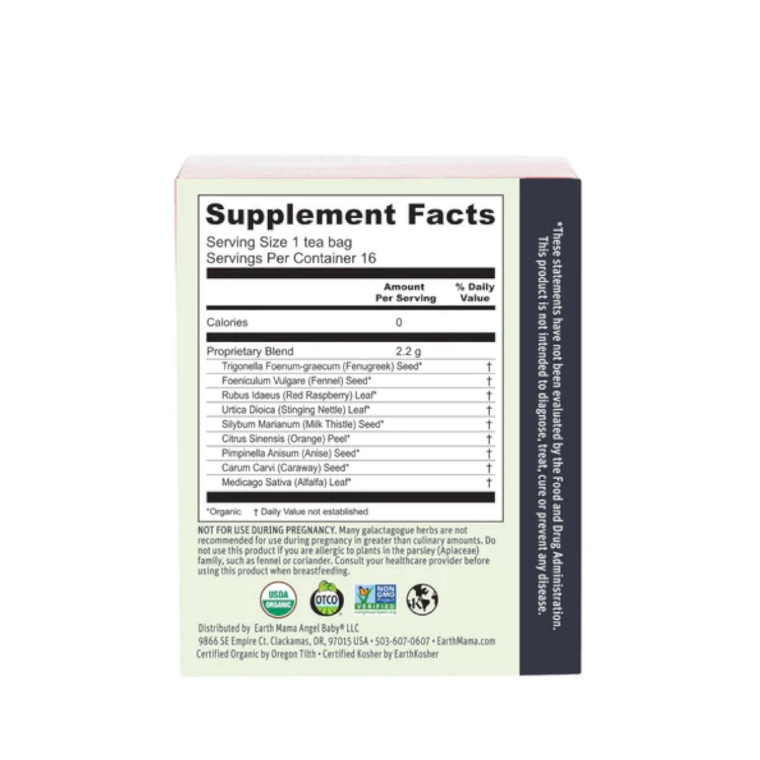 Earth Mama Organic Milkmaid Tea Bags -16 Tea Bags