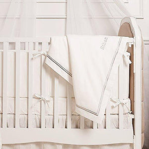Egyptian Cotton Baby Duvet - Platinum White - Count & Countess