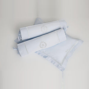 Egyptian Cotton Baby Pillow & Bolsters Set - Dreamy Blue - Count & Countess