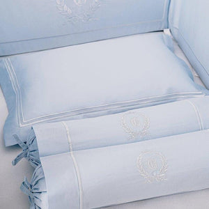 Egyptian Cotton Baby Pillow & Bolsters Set - Dreamy Blue - Count & Countess
