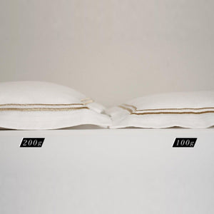Egyptian Cotton Baby Pillow & Bolsters Set - Platinum White - Count & Countess