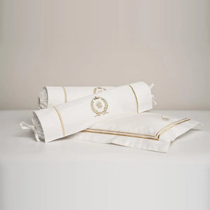 Egyptian Cotton Baby Pillow & Bolsters Set - Royal White - Count & Countess