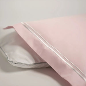 Egyptian Cotton Baby Pillow Case in Cradle Pink