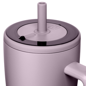 BruMate Era Ü-Turn™ lid close-up in Lilac Dusk