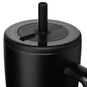 BruMate Era Ü-Turn™ lid close-up in Matte Black