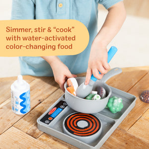 Melissa & Doug Simmer & Stir Stovetop Play Set with Color Changing Water WOW!