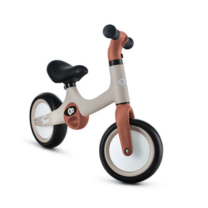 Kinderkraft TOVE balance bike in beige, side view