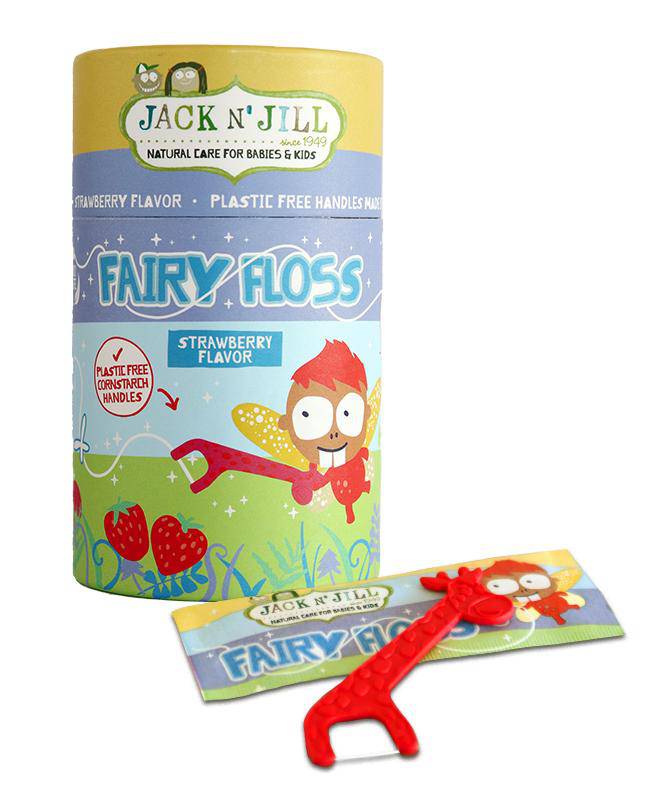 Jack N' Jill Fairy Floss Dental Flossers - 30 Pack