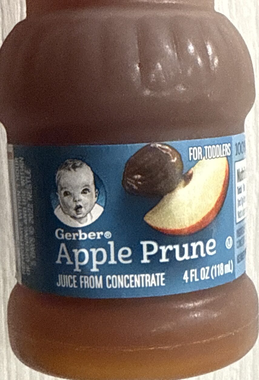 Gerber Apple Prune juice from concentrate, 4 fl oz bottle