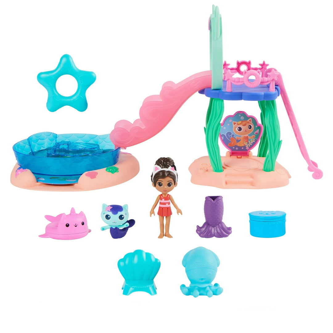 Gabby’s Dollhouse Pool Playset with Figures and Accessories