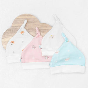 Granny Ben Muslin Top Knot Beanie Hat