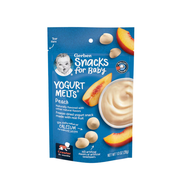 Gerber Peach Yogurt Melts, 8+ Months 1 oz (28 g)