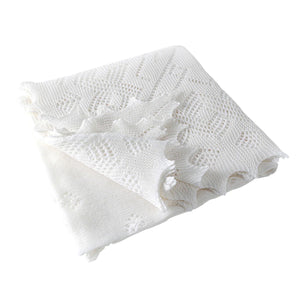 G.H. Hurt & Son Super-fine Merino Wool Christening Shawl