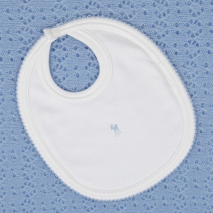 G.H. Hurt & Son Baby Fawn Bib - Blue