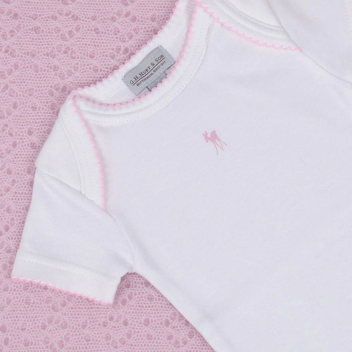 G.H. Hurt & Son Baby Fawn Bodysuit - Pink (3-6M)