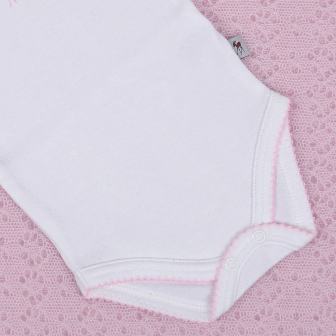 G.H. Hurt & Son Baby Fawn Bodysuit - Pink (3-6M)