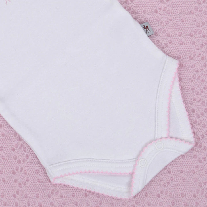 G.H. Hurt & Son Baby Fawn Bodysuit - Pink (3-6M)