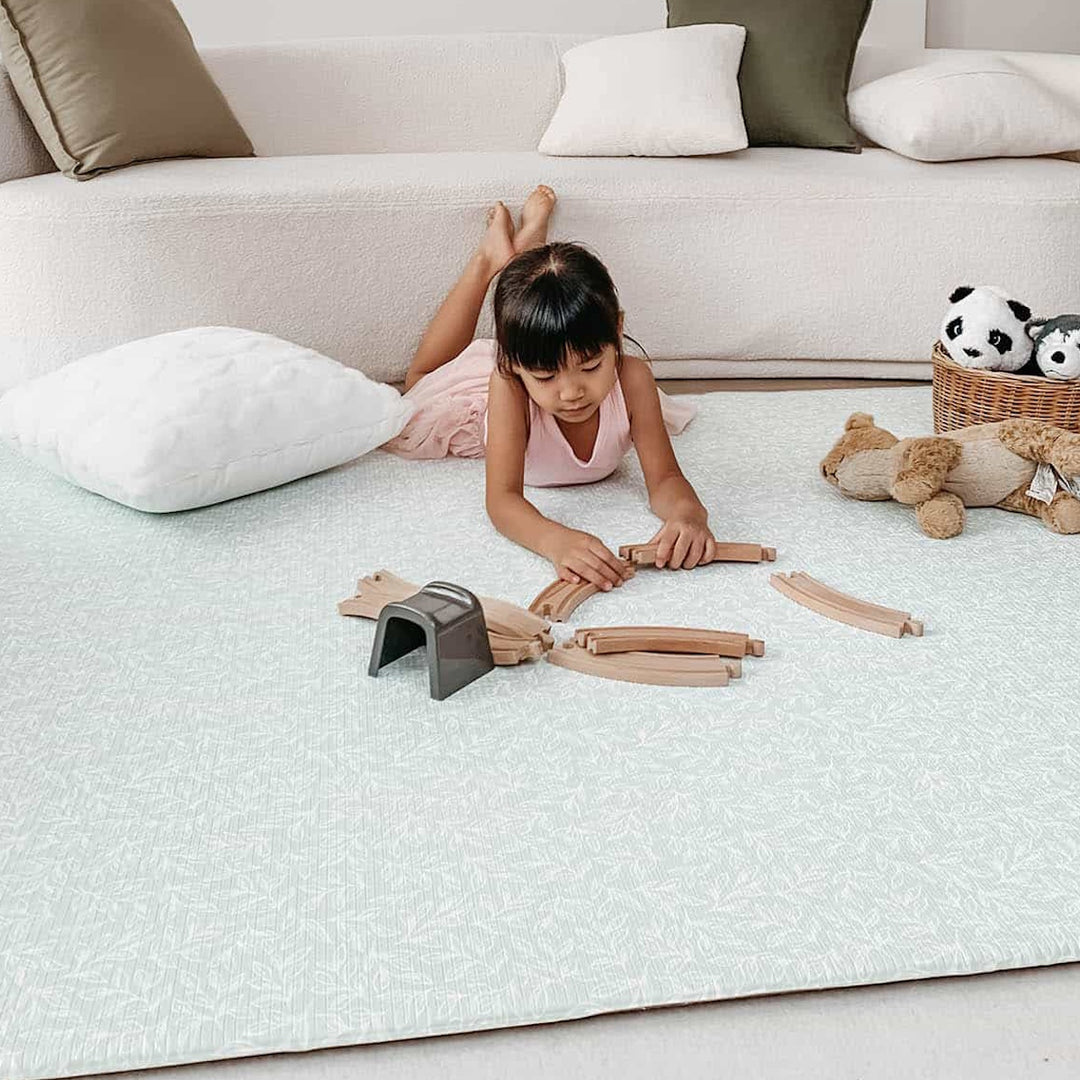GingerBubs Large Mat Rimba Mint Green
