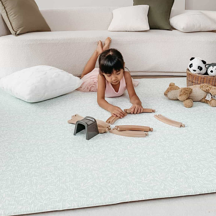 GingerBubs Large Mat Rimba Mint Green