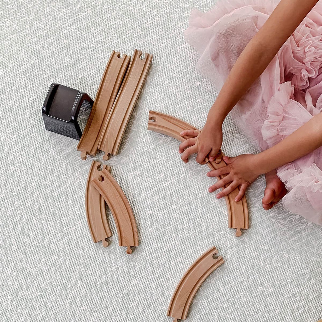 GingerBubs Large Mat Rimba Mint Green