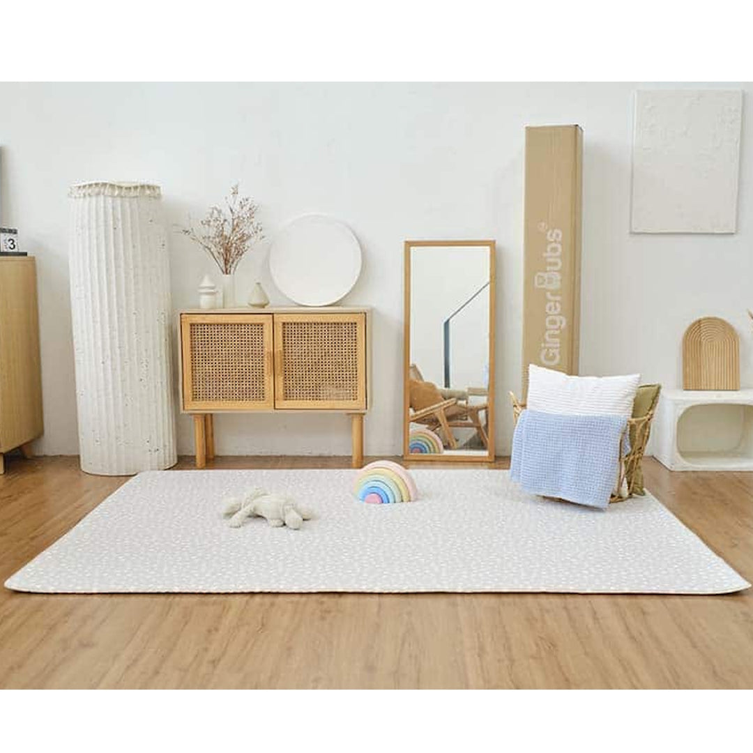 GingerBubs Large Mat Speckled Ash Grey