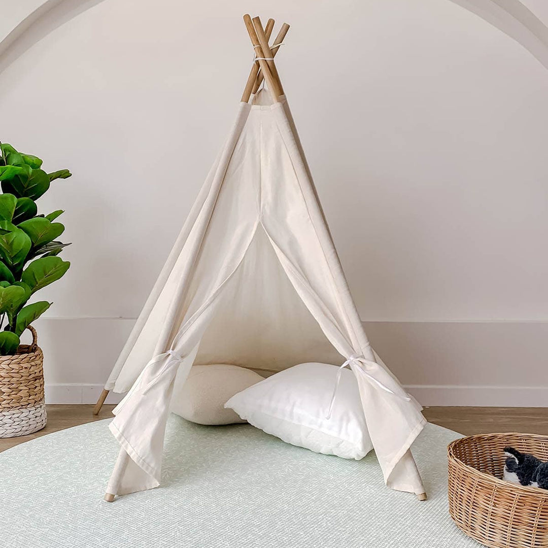 GingerBubs Round Mat Rimba Mint Green