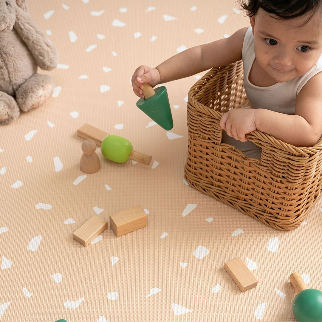 GingerBubs Large Mat Santai Camel Brown
