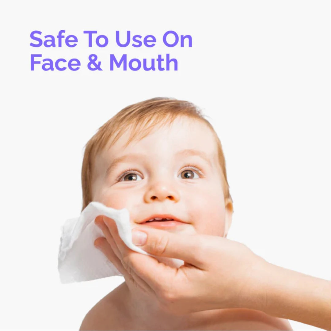 Hoppi Glacier Water Wipes (20 wipes x 5 packs)