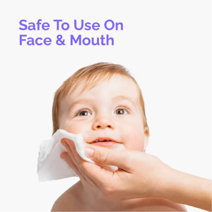 Hoppi Glacier Water Wipes (20 wipes x 5 packs)