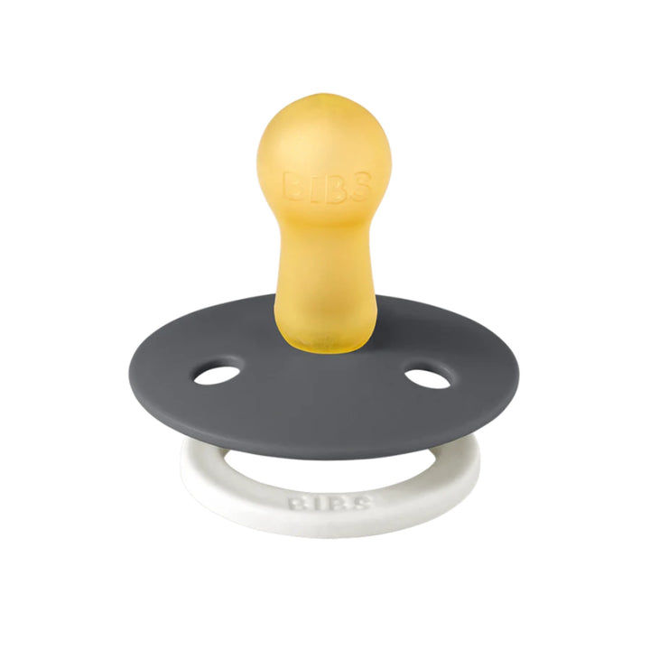 BIBS 2 Pack Colour Latex Pacifier (Glow in the Dark)