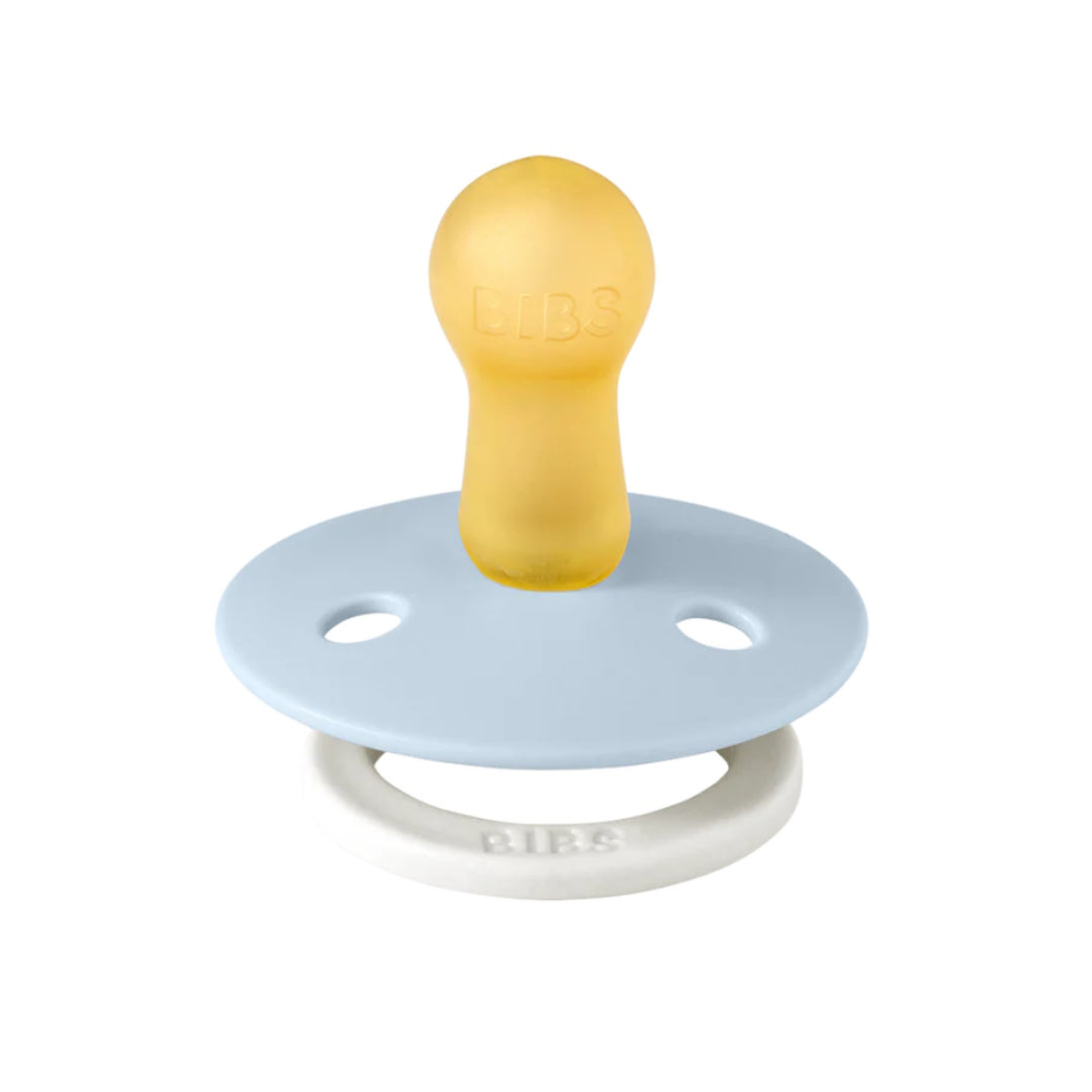 BIBS 2 Pack Colour Latex Pacifier (Glow in the Dark)