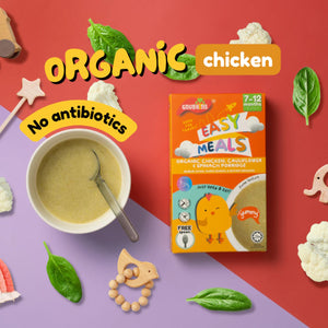 Gnubkins Organic Chicken, Cauliflower & Spinach Porridge (7 - 12 months)