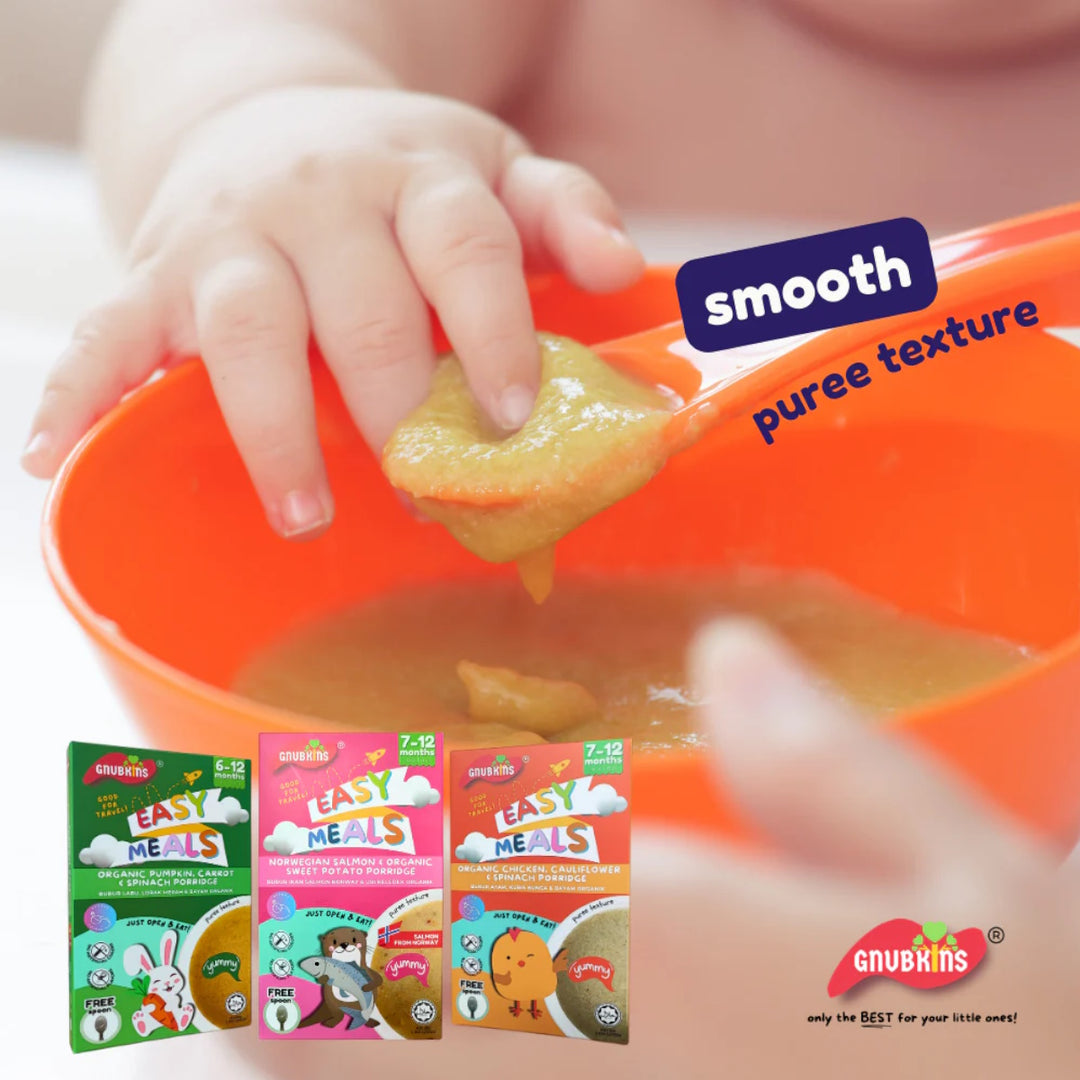 Gnubkins Organic Chicken, Cauliflower & Spinach Porridge (7 - 12 months)