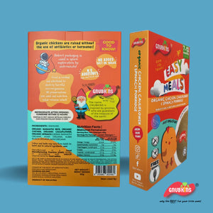Gnubkins Organic Chicken, Cauliflower & Spinach Porridge (7 - 12 months)
