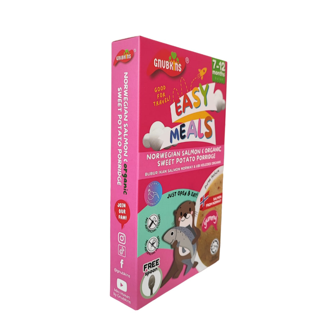 Gnubkins Norwegian Salmon & Organic Sweet Potato Porridge (7 - 12 months)