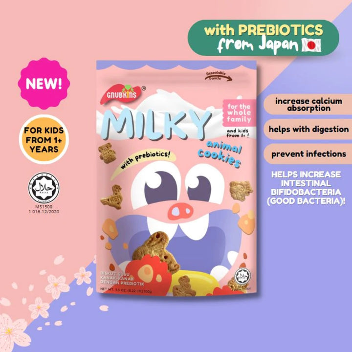 Gnubkins Animal Cookies With Prebiotics