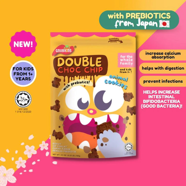 Gnubkins Animal Cookies With Prebiotics