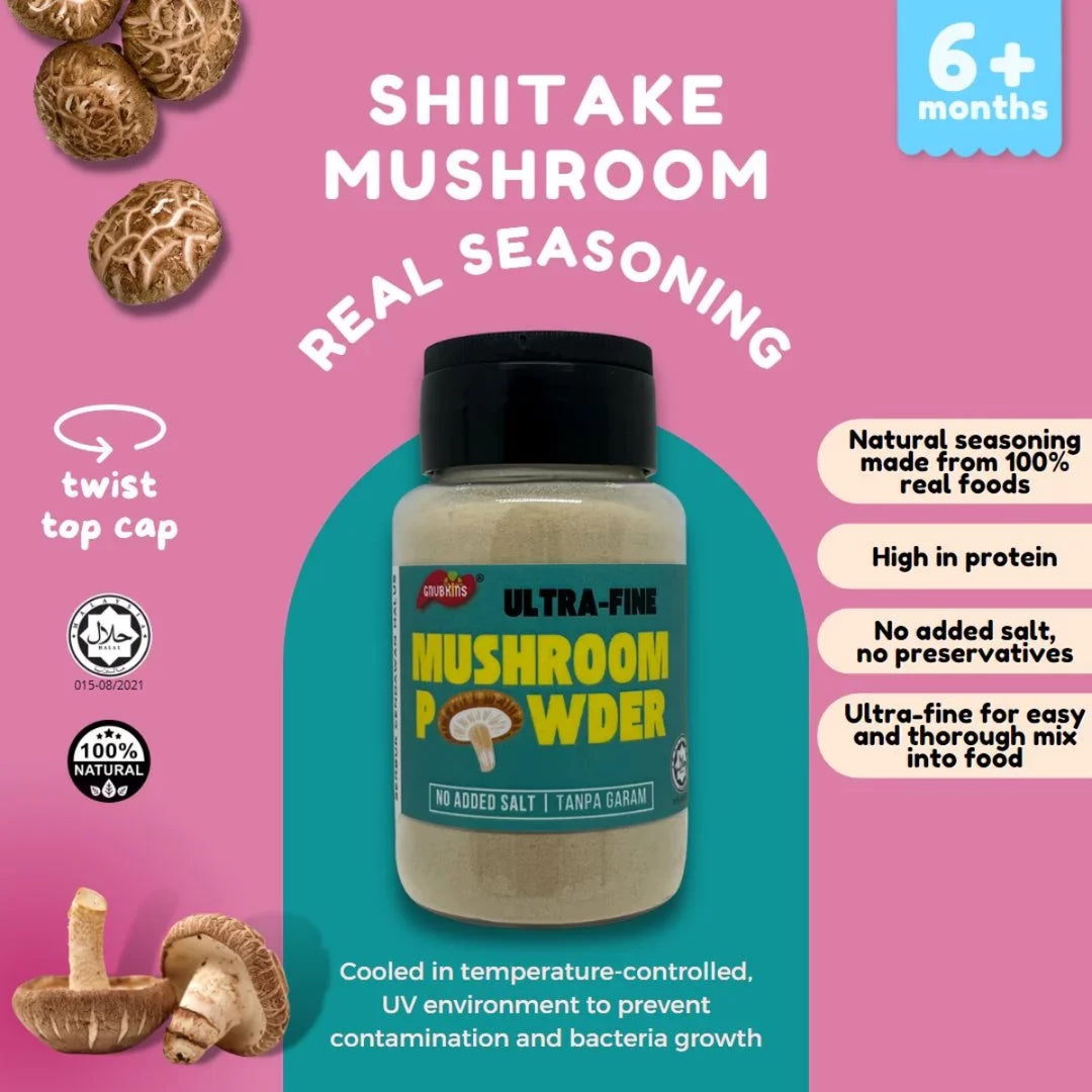Gnubkins Ultra-Fine Mushroom Powder