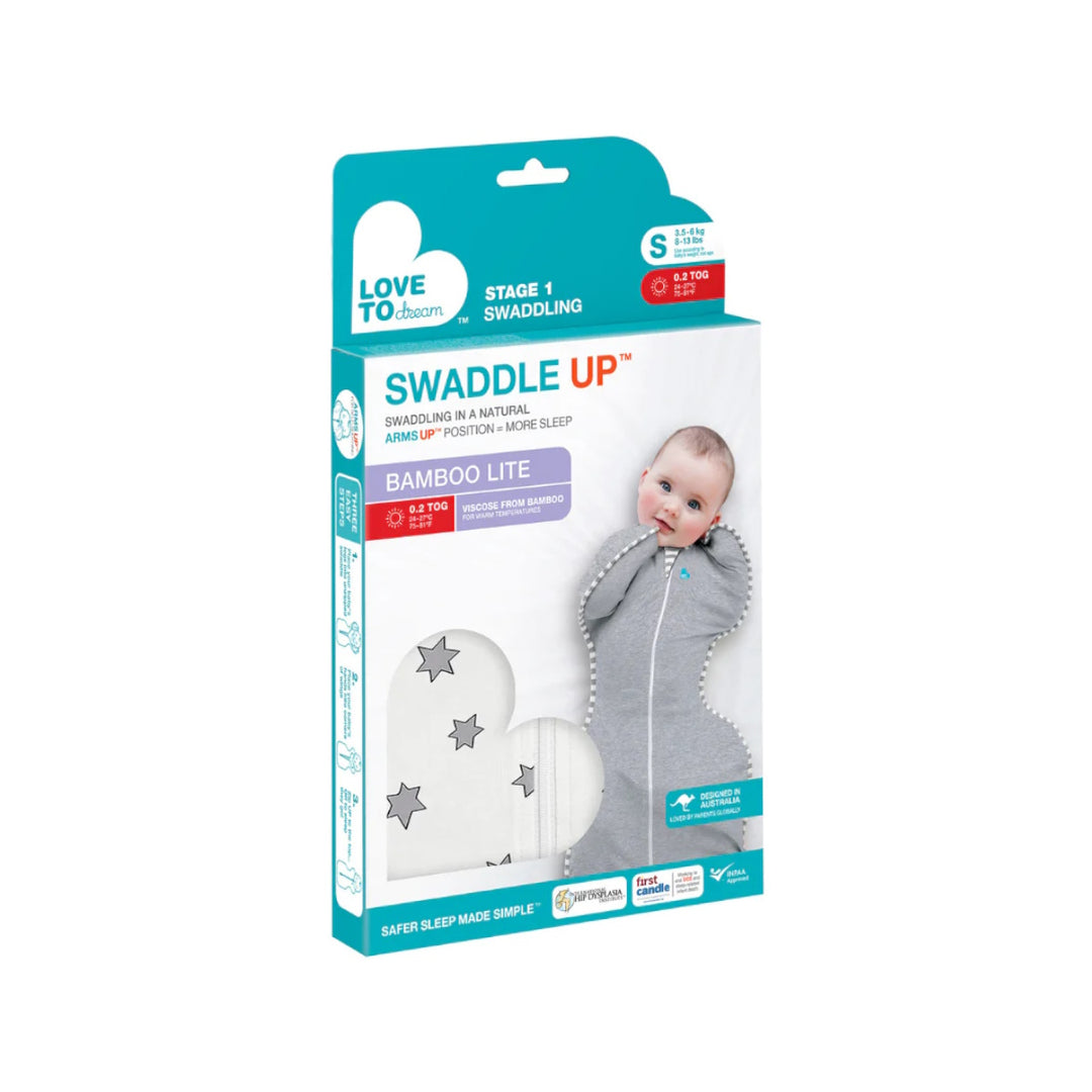 Love To Dream Original Bamboo Swaddle Up Lite Stage 1 (0.2 TOG)