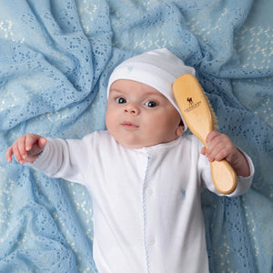 G.H. Hurt & Son Luxury Baby Hairbrush in a Gift Box - lifestyle