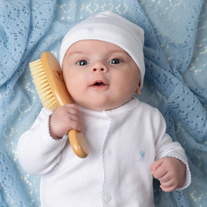 G.H. Hurt & Son Luxury Baby Hairbrush in a Gift Box - lifestyle