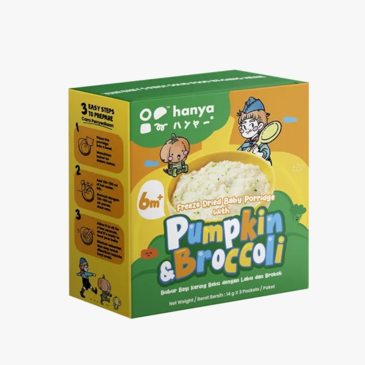 Hanya Freeze Dried Baby Porridge (6m+) - 14g x 3packs