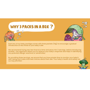 Hanya Freeze Dried Baby Porridge (6m+) - 14g x 3packs