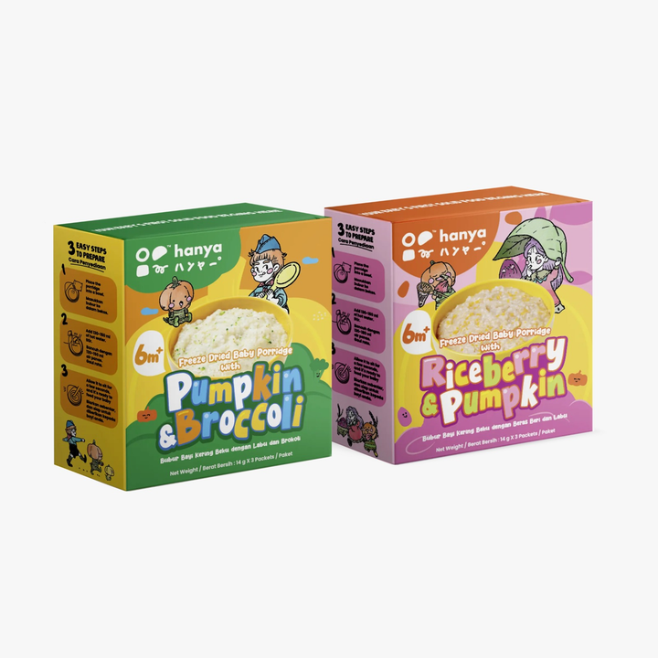 Hanya Freeze Dried Baby Porridge (6m+) - 14g x 3packs