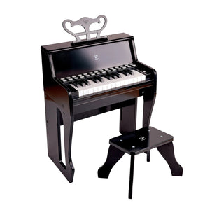 Hape Learn With Light Piano with Stool 25 keys Black