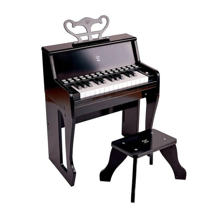 Hape Learn With Light Piano with Stool 25 keys Black