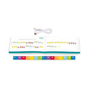 Hape Learn With Light Piano with Stool 25 keys Black