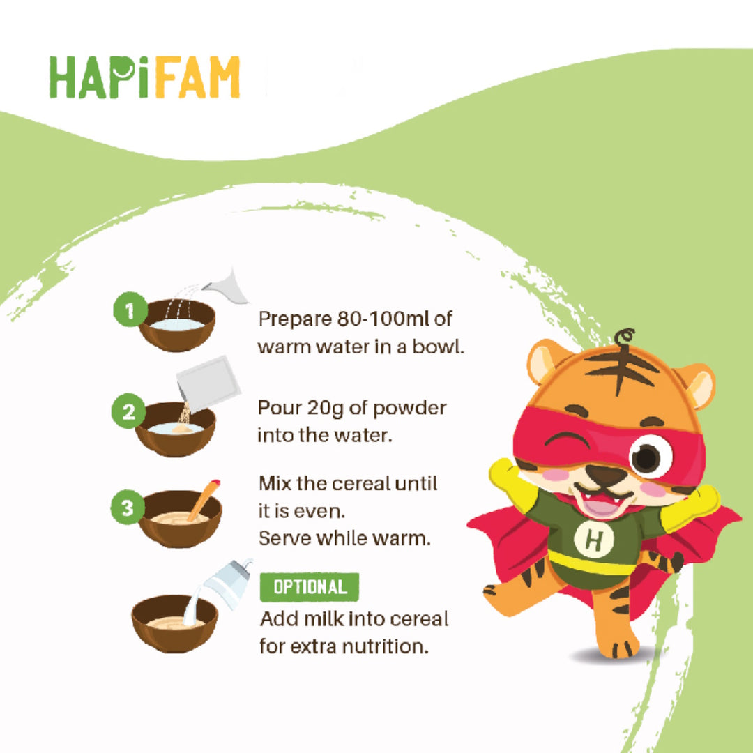 Hapi Heros Baby Cereal Trial Pack (20G X 4)