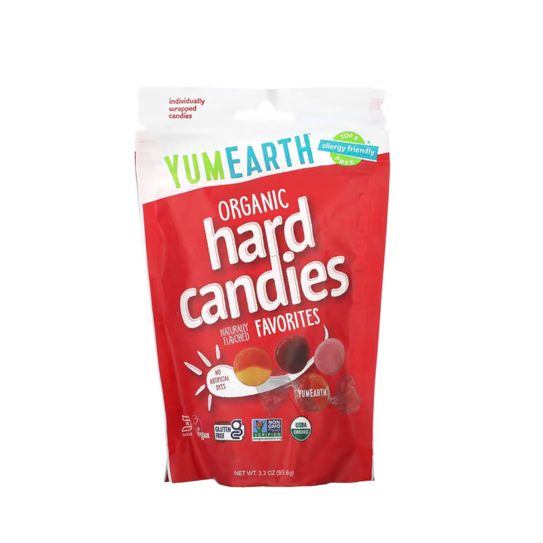 YumEarth Organic Hard Candies, Favorites, 3.3 oz (93.6 g)