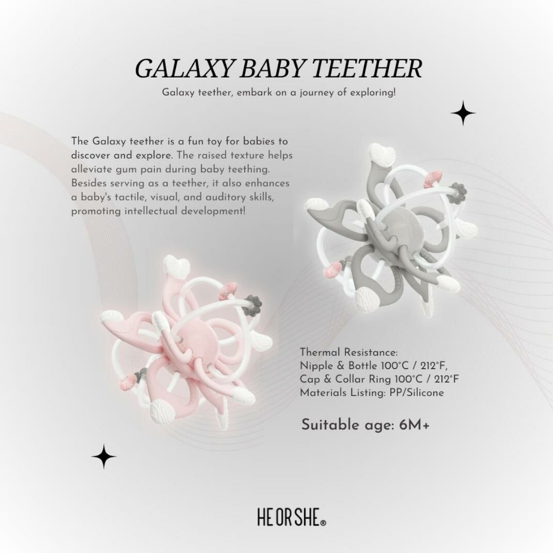 HE OR SHE Galaxy Teether